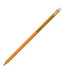 Простой карандаш HB CENTRUM заточенный, с ластиком, пластик, желтый